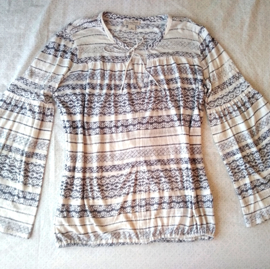 Lucky Brand Long Bell Sleeve Top Lucky Brand Long Bell Sleeve Top